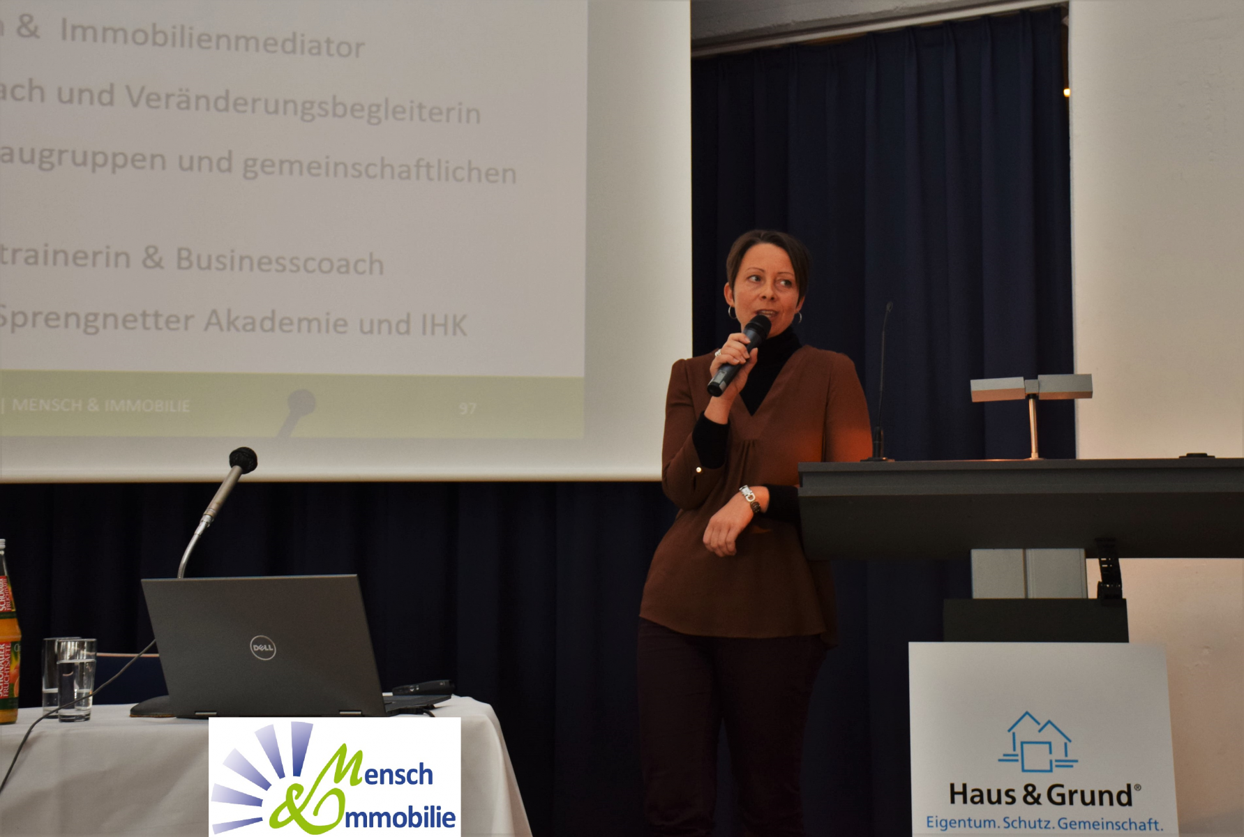 Vortrag über Immobiliencoaching, Haus & Grund Bonn, Mensch & Immobilie